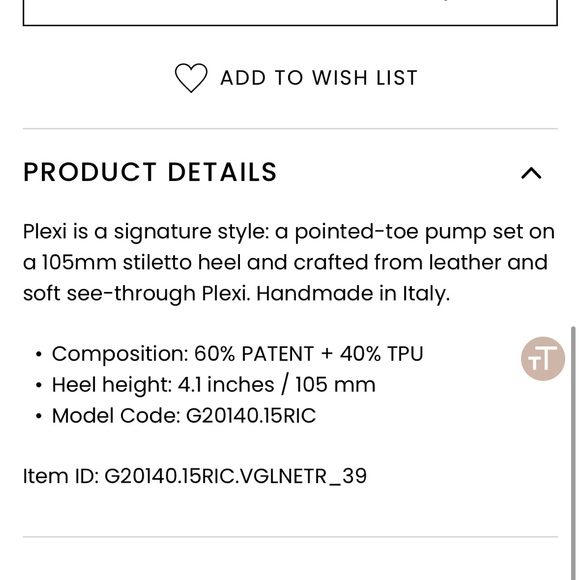 BN Gianvito Rossi Plexi Heels - 41.5 - Picture 5 of 5